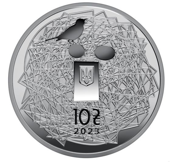 Срібна монета Українська мова 1131 фото
