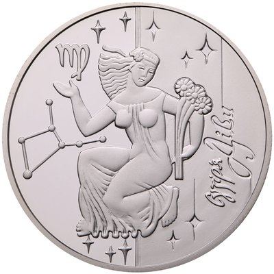 Срібна монета Діва 6147 фото