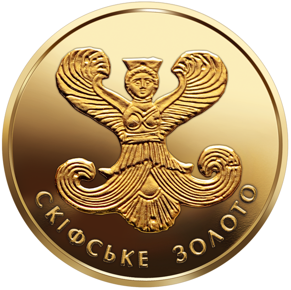 Золота монета Скіфське золото - богиня Апі 5588 фото