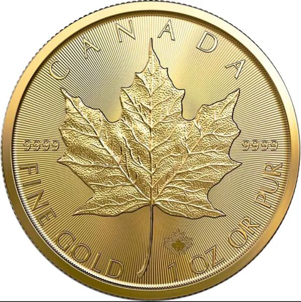 Золота монета Канадський кленовий лист 31,1 грам 3835 фото