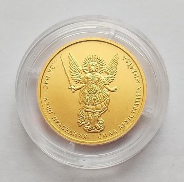 Золота монета Архістратиг Михаїл 5 гривень 3183 фото