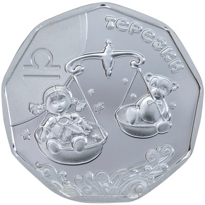 Срібна монета Терези «Терезки» 7374 фото