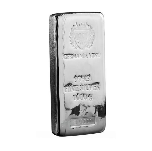 Серебряный слиток Germania Mint 1000 г &mdash; фото товара | moneti.com.ua