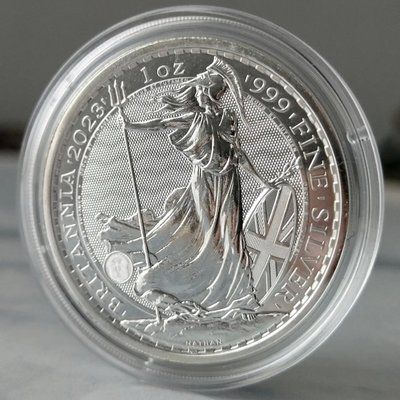 Срібна інвестиційна монета Британія 31.1 г &mdash; фото товару | moneti.com.ua